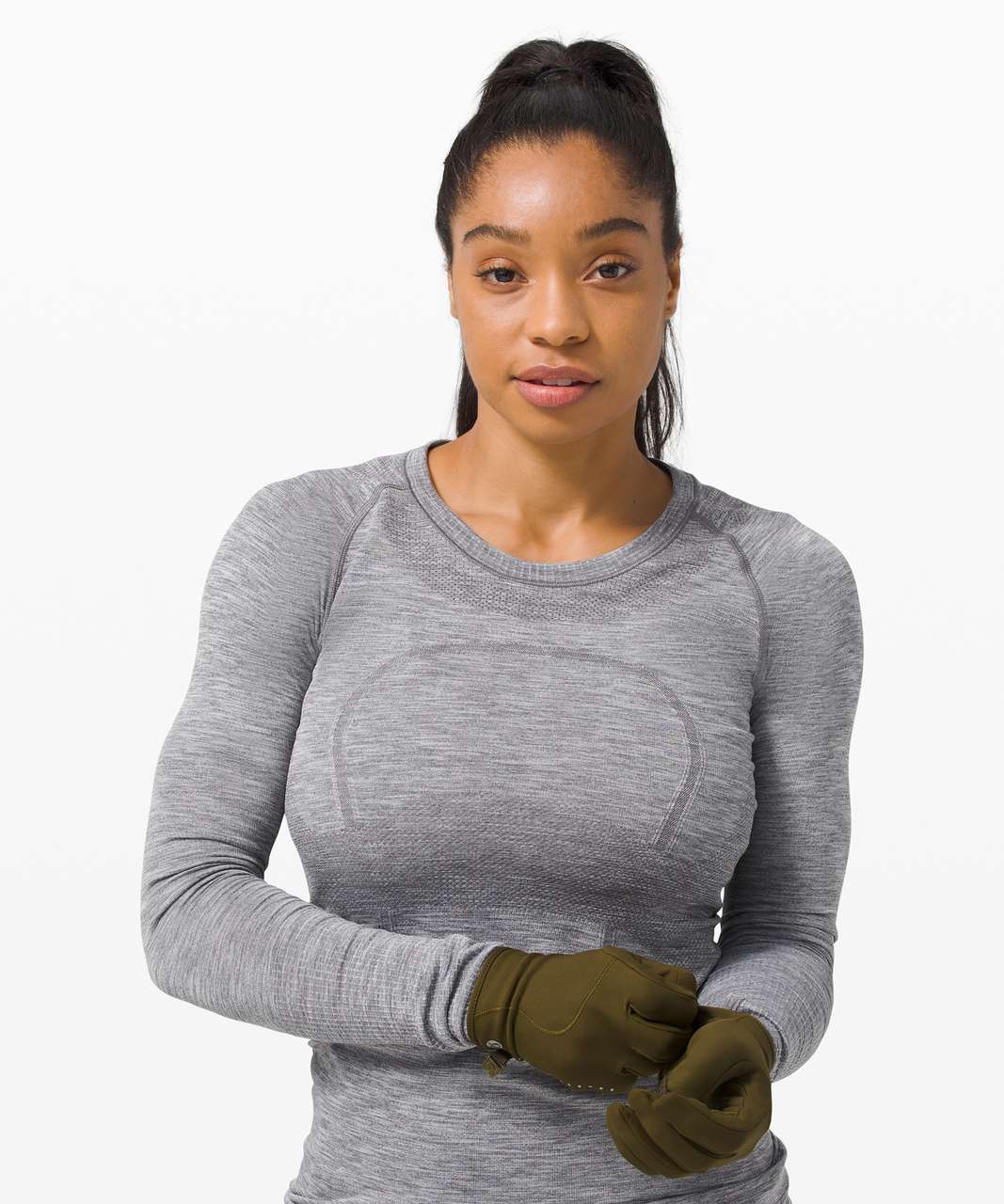 Lululemon Run for It All Gloves - Moss Green