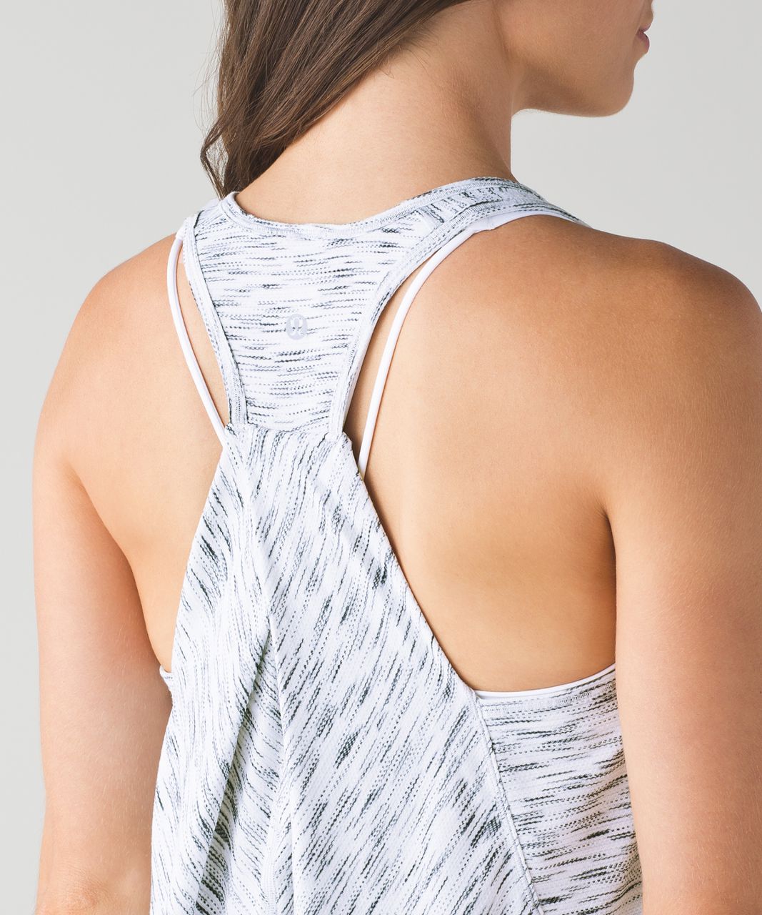 Lululemon Essential Tank - Tiger Space Dye Black White (First Release)