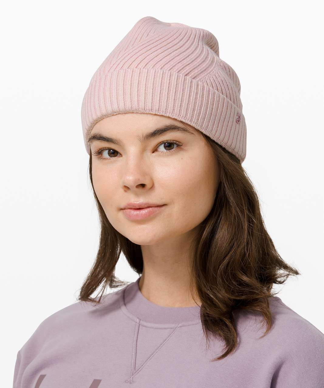 lululemon pink beanie