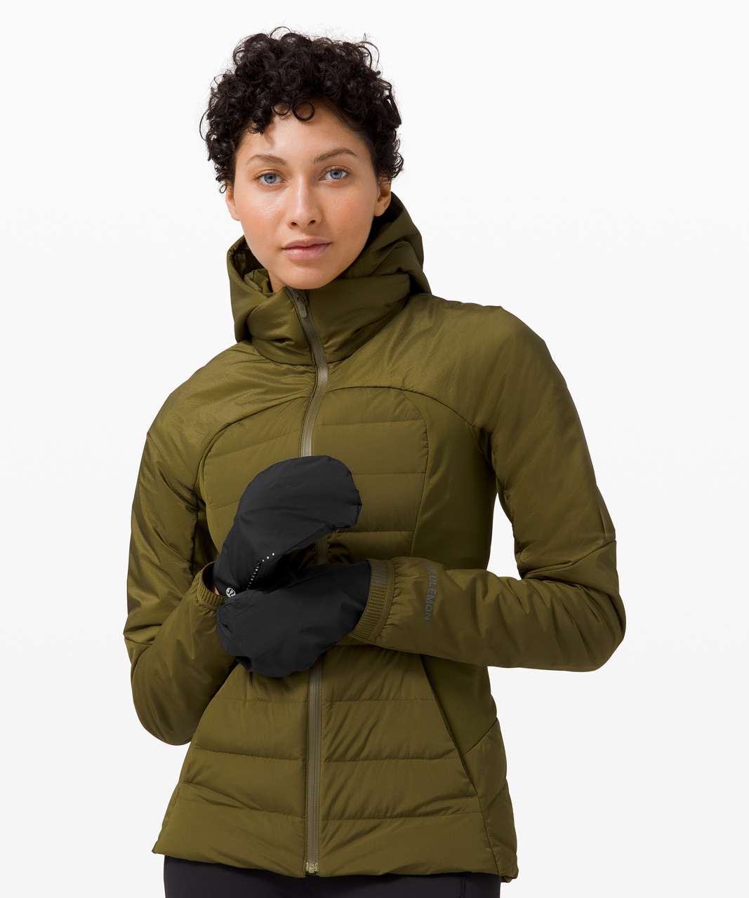 Lululemon Run for It All Hooded Gloves - Black (First Release)