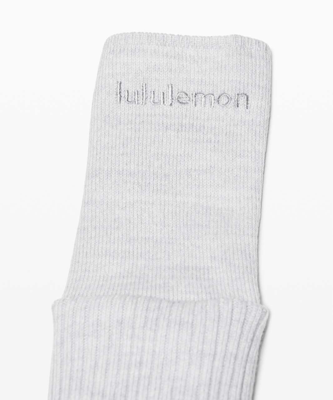 Lululemon Crazy Cozy Fingerless Gloves - Heathered Core Ultra Light Grey