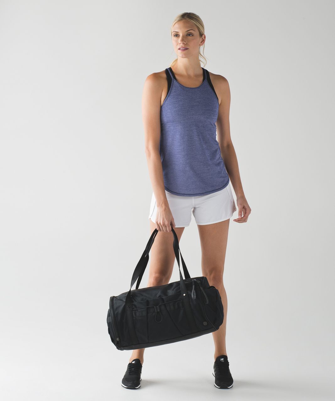 Lululemon Fast As Light Singlet - Heathered Emperor Blue