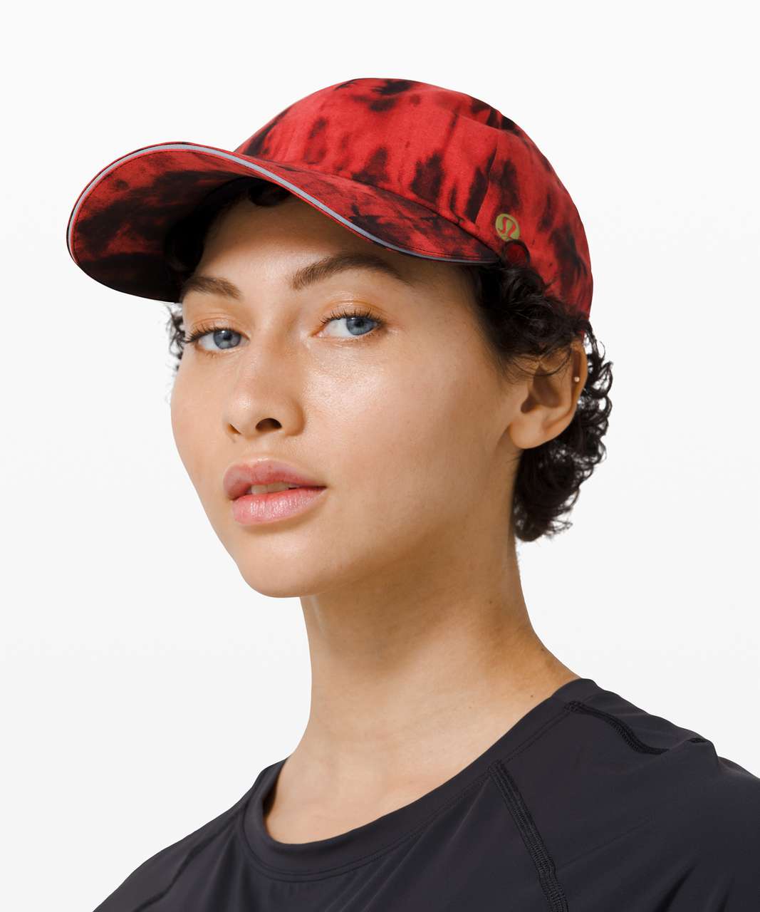 Lululemon Fast and Free Womens Run Hat *Game Day - Game Day Red Black Multi