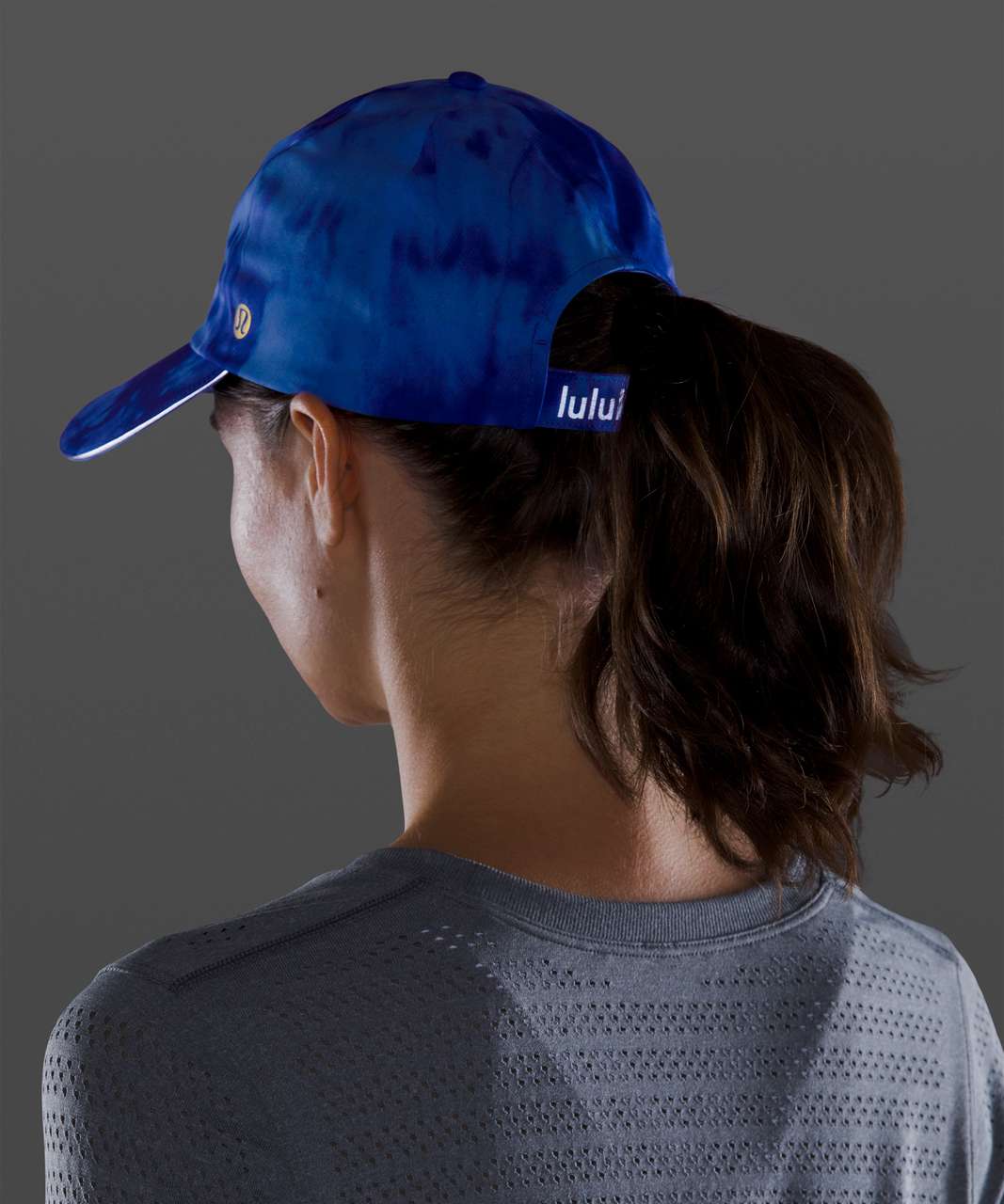 Lululemon Fast and Free Womens Run Hat *Game Day - Team Spirit Blue Multi