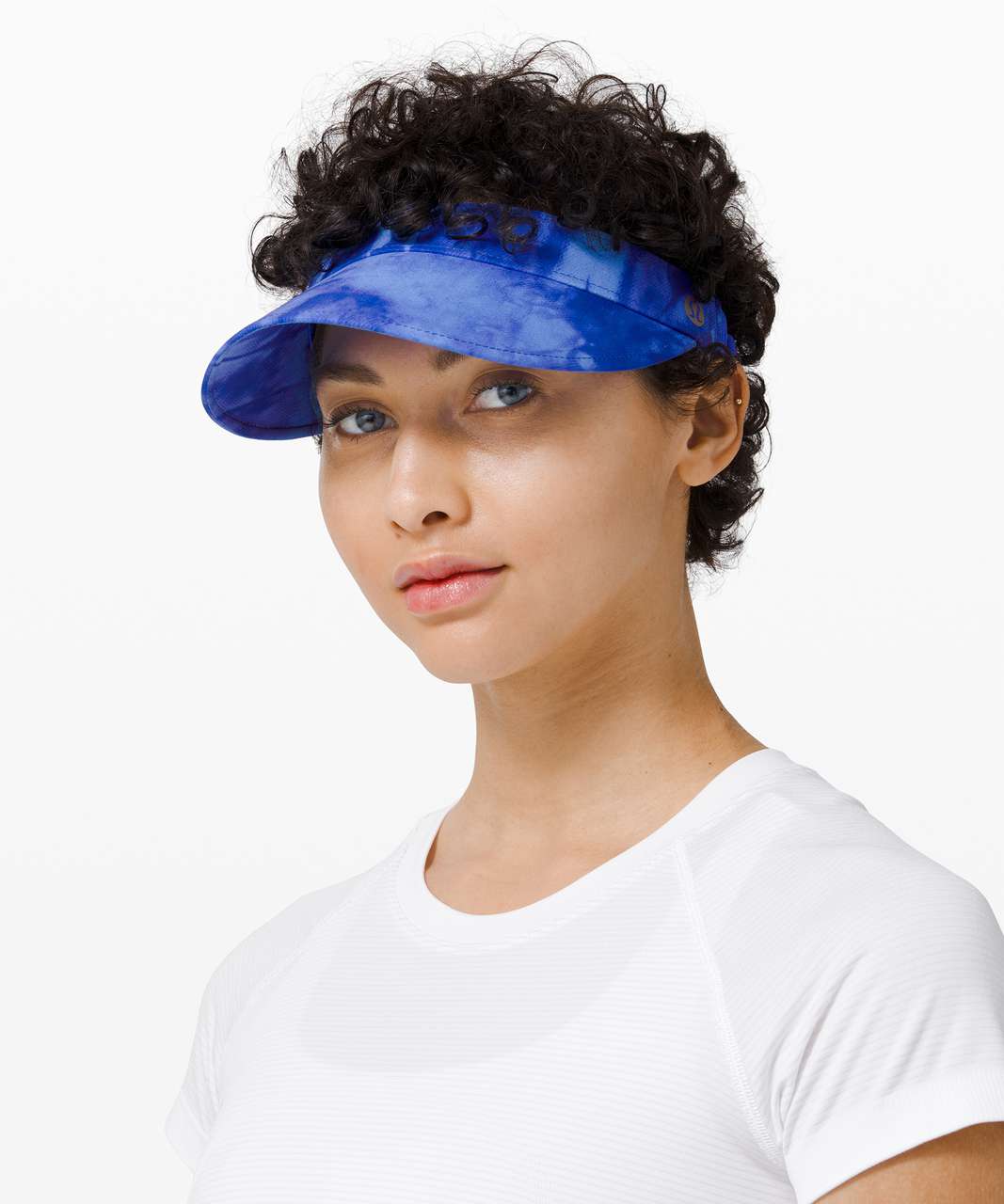 Lululemon Fast Paced Run Visor II *Game Day - Team Spirit Blue Multi