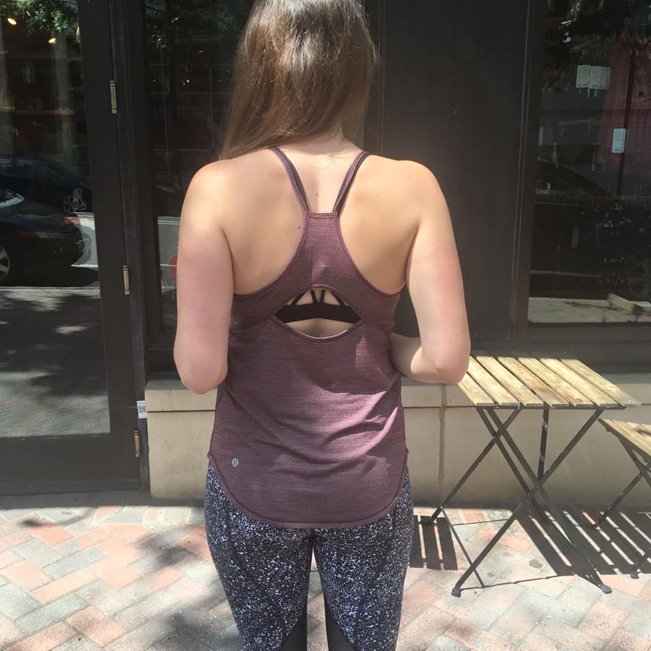 Lululemon Fast As Light Singlet - Heathered Bordeaux Drama