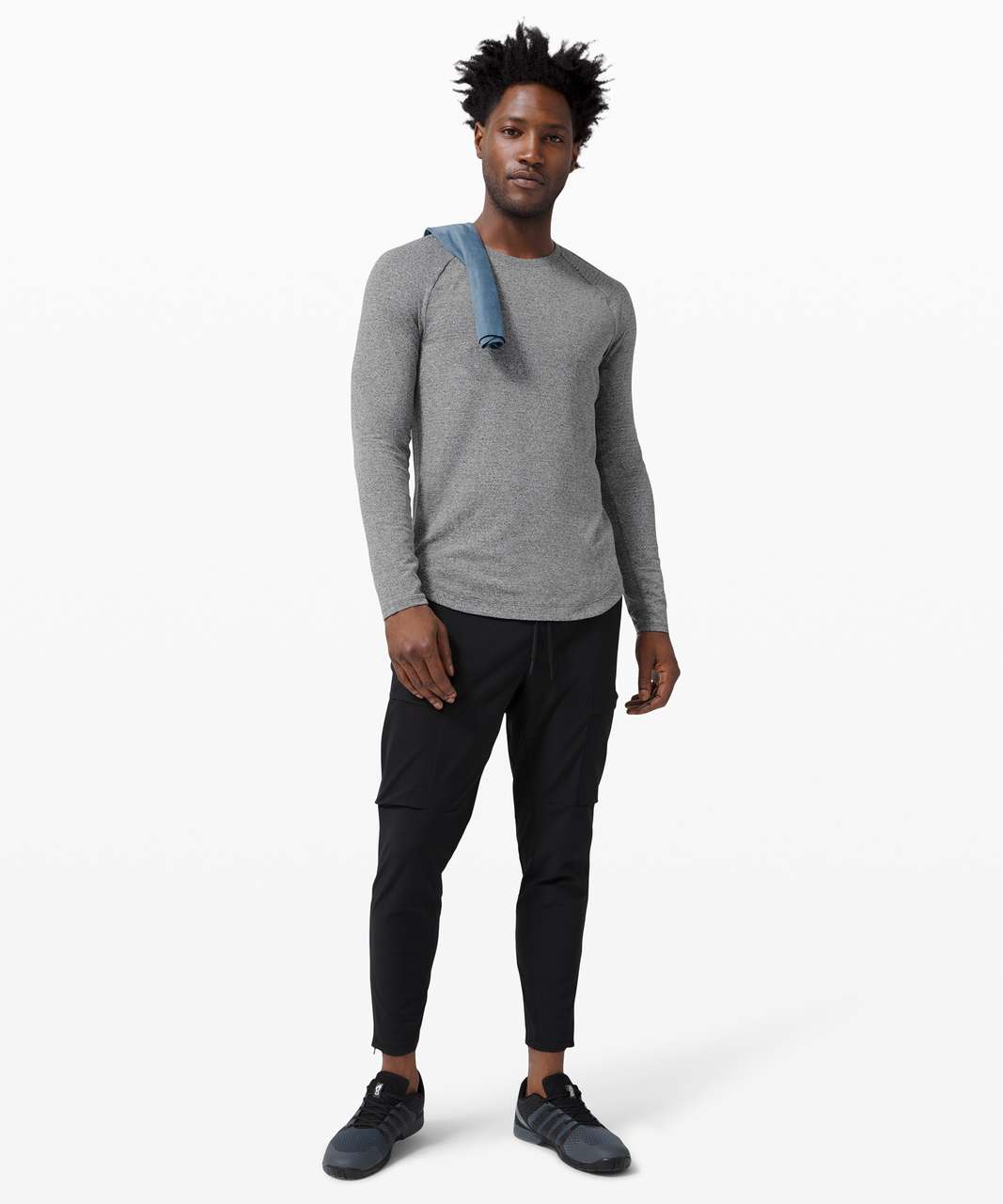 Lululemon Drysense Long Sleeve - Heathered Black