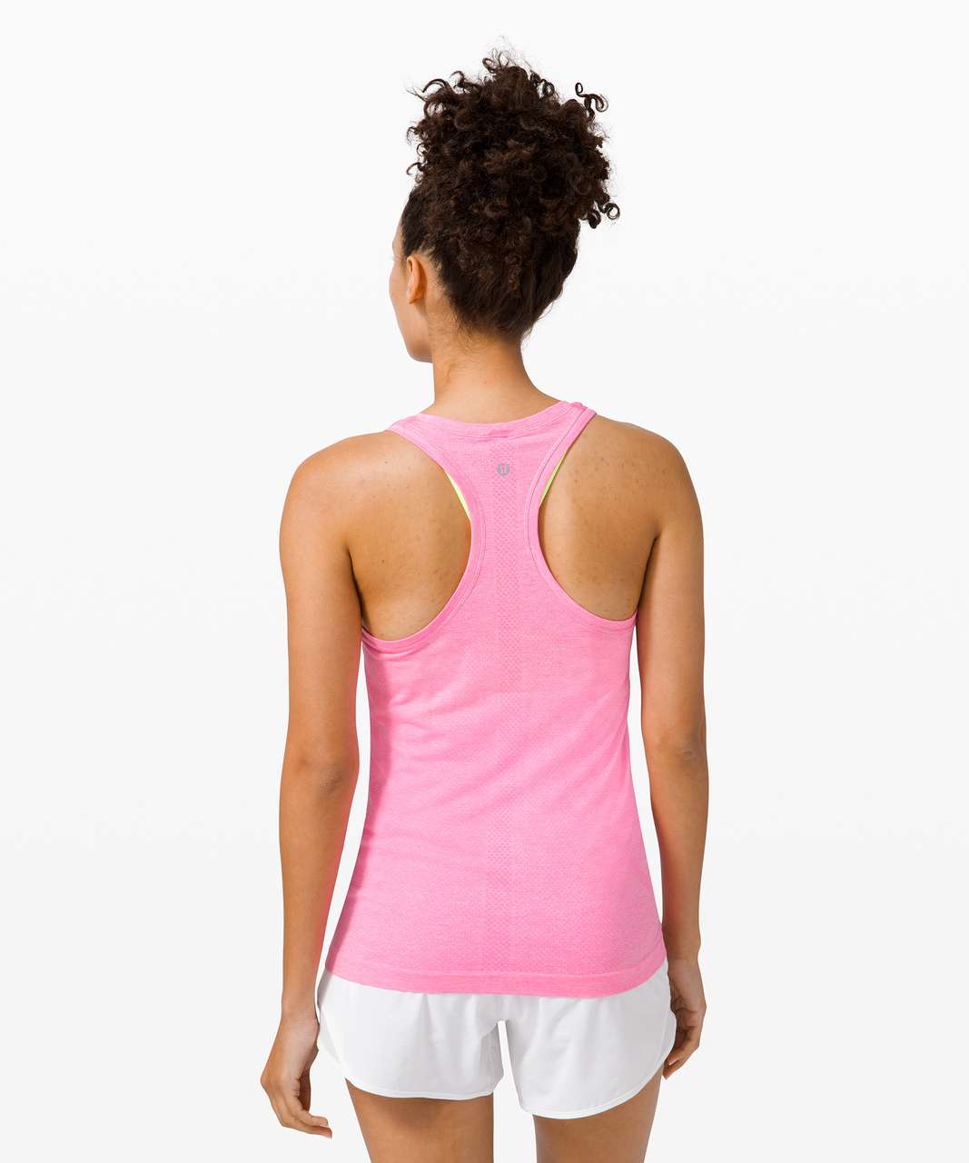 Lululemon Swiftly Tech Racerback 2.0 - Dark Prism Pink / White