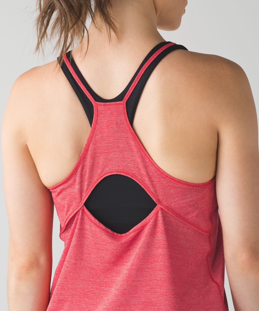 Lululemon Fast As Light Singlet - Heathered True Red