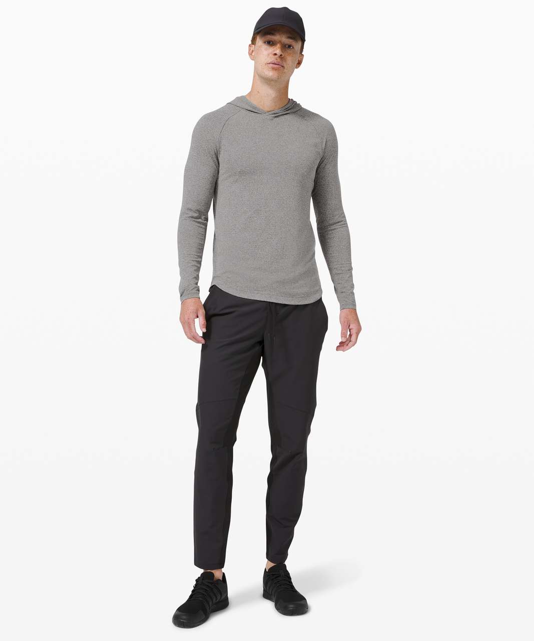 Lululemon Drysense Hoodie - Heathered Black - lulu fanatics