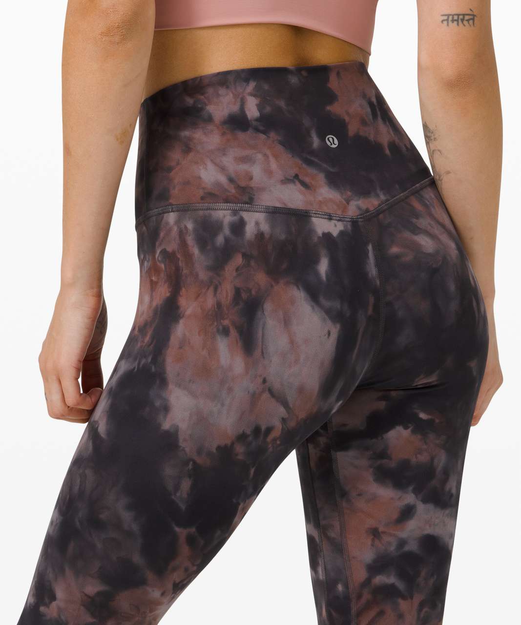 Lululemon Diamond Dye Graphite Grey Pink Pastelitos