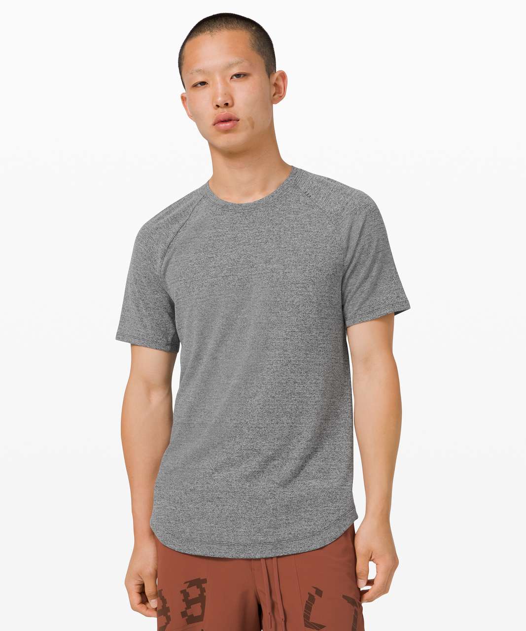 Lululemon Drysense Short Sleeve - Heathered Black