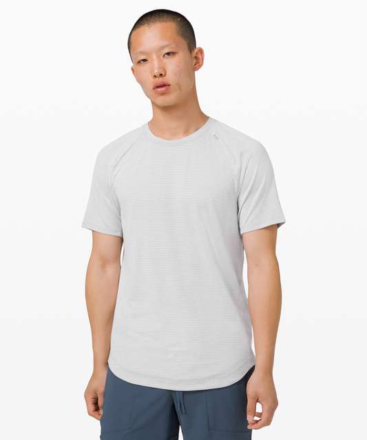 lululemon University of Michigan Chambray/White DrySense Tee