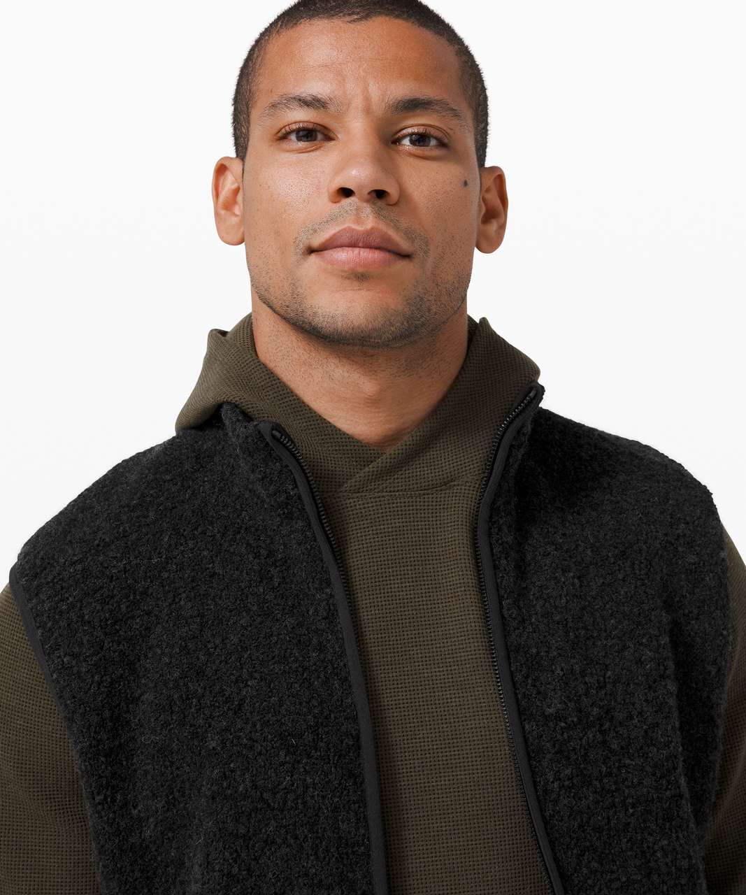 Lululemon Tundra Trek Vest - Heathered Black / Black