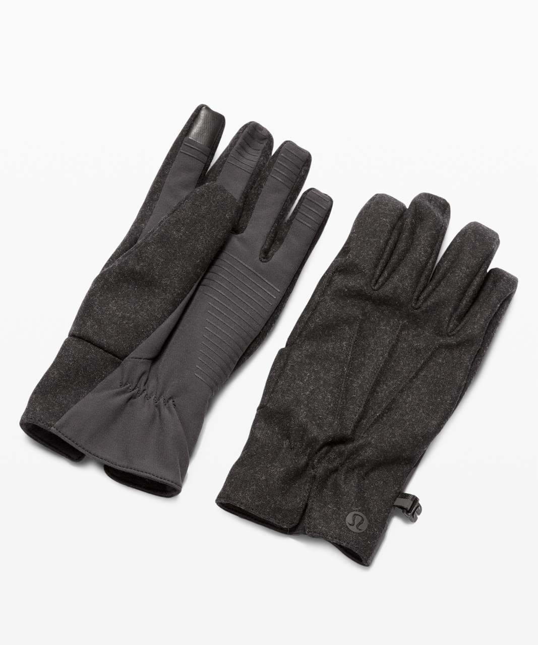 Lululemon City Keeper Gloves - Heathered Black / Black