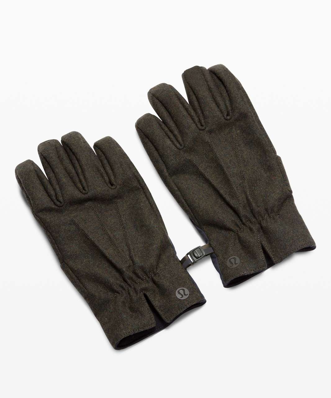 Lululemon City Keeper Gloves - Heathered Dark Olive / Black