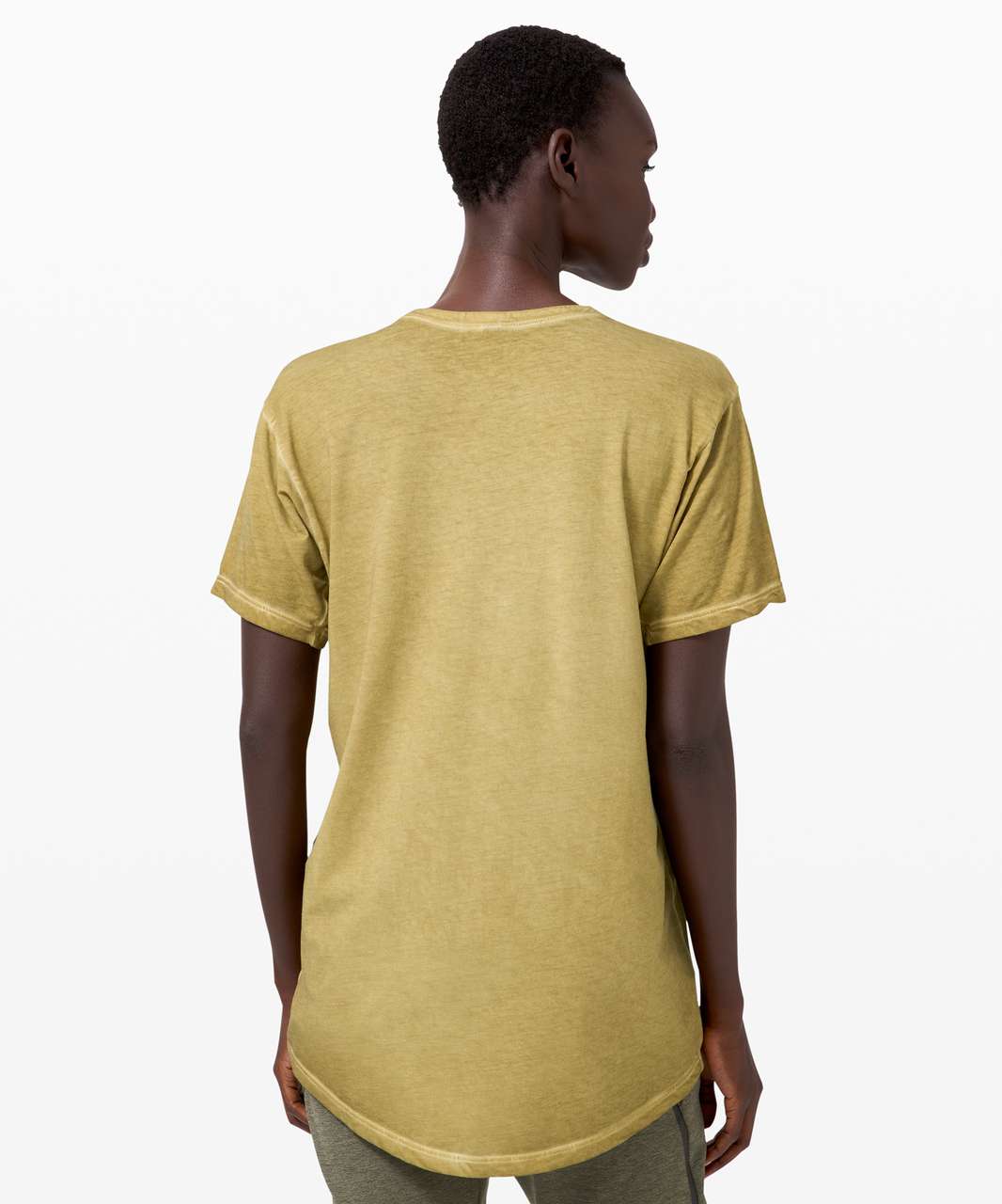 Lululemon Ashta Short Sleeve Tee *lululemon lab - Hazy Gold Sun Wash