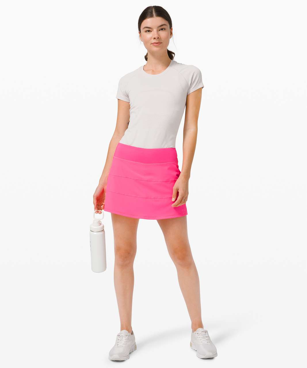 Lululemon Athletica Pace Rival Mid-Rise Skirt (Hyper Flow Pink