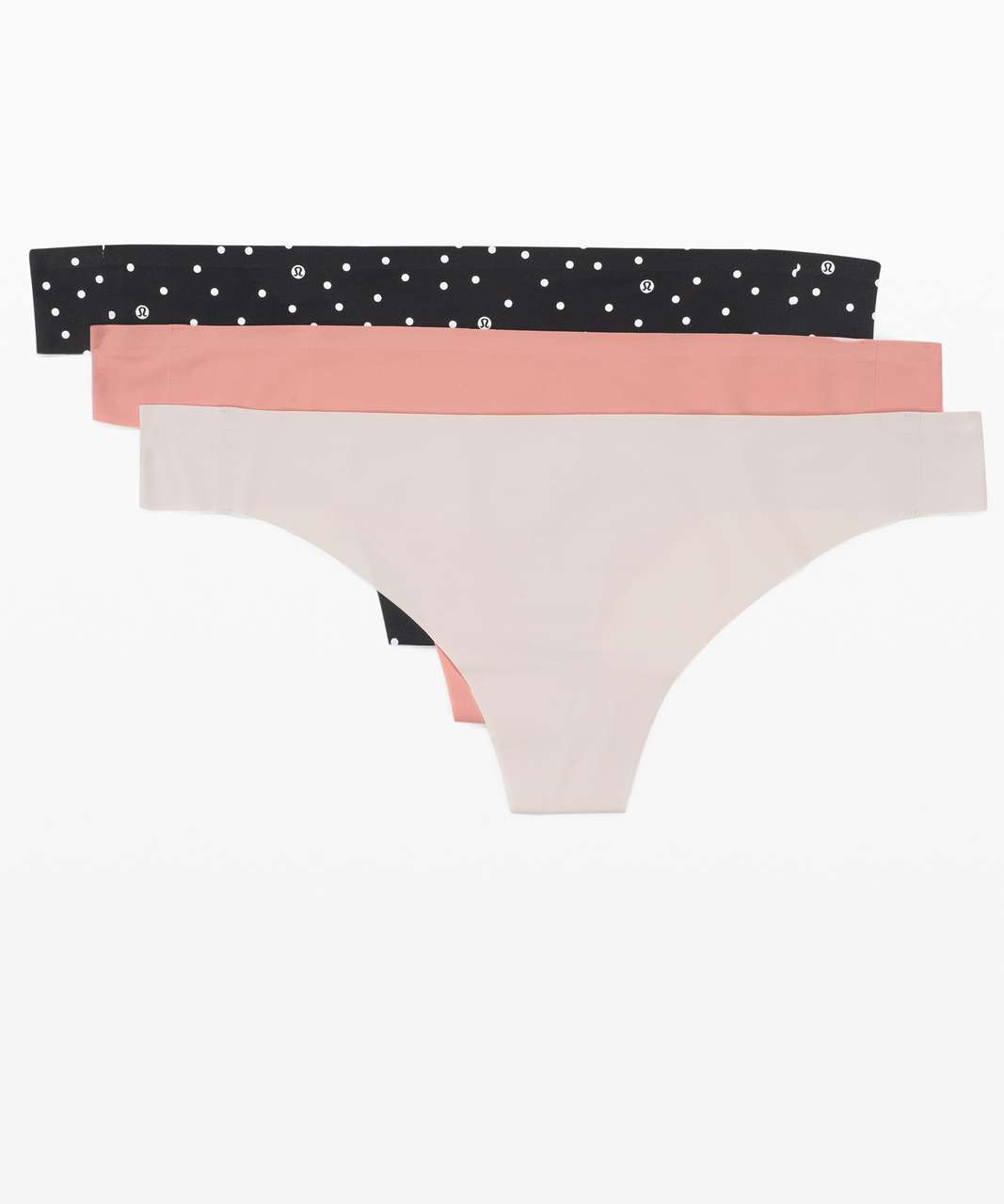 Lululemon Smooth Seamless Thong *3 Pack - Inspirit Polka White