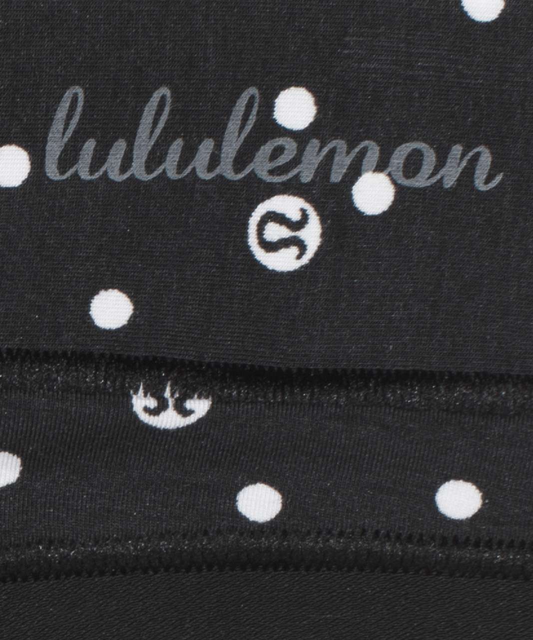 Lululemon Soft Breathable Thong *3 Pack - Inspirit Polka White Black / Brier Rose / Chrome