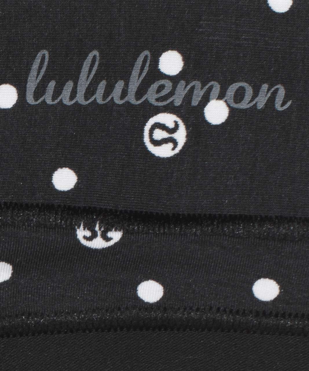 Lululemon Smooth Seamless Thong - Inspirit Polka Black White - lulu fanatics