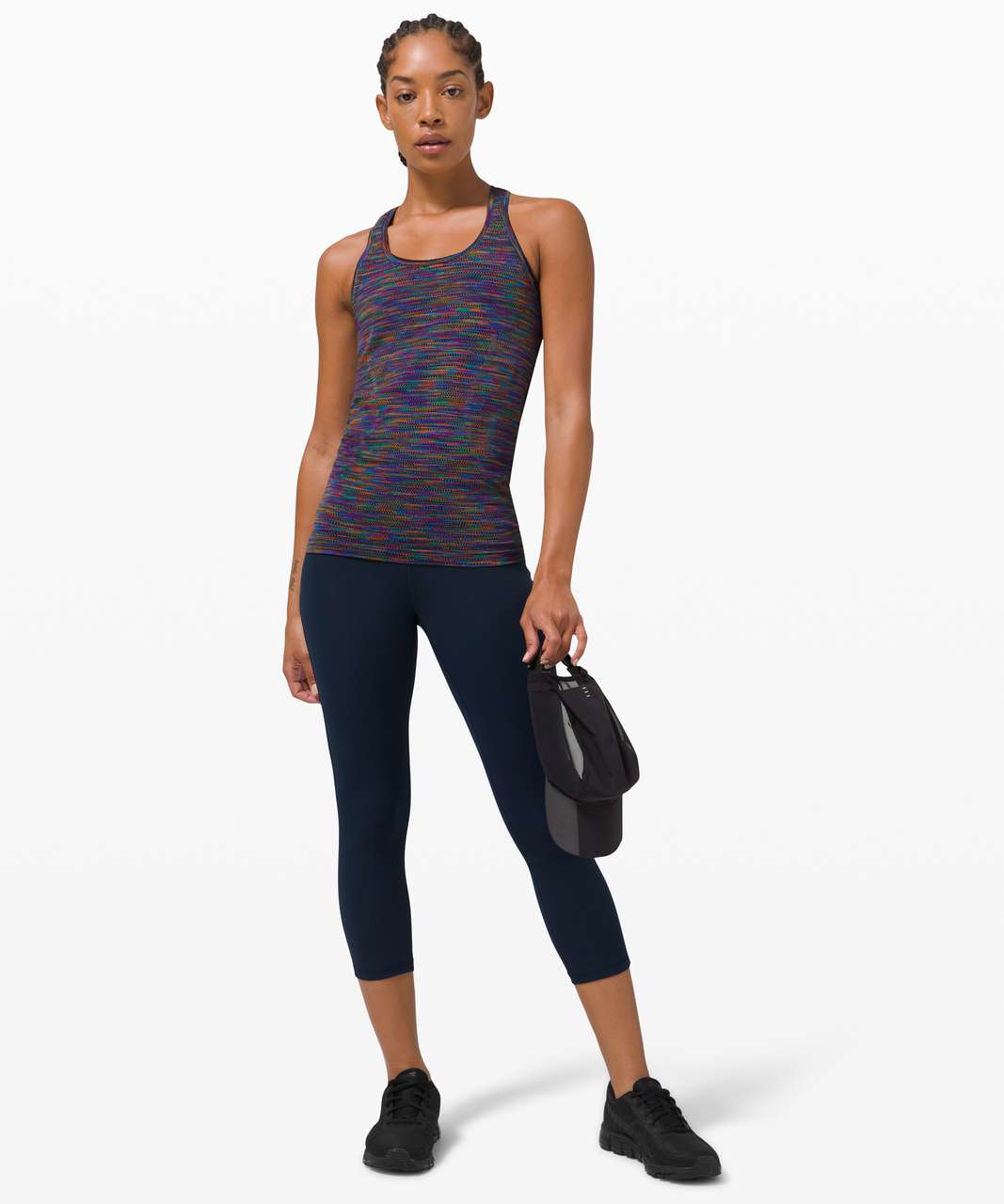 Lululemon Swiftly Tech Short Sleeve 2.0 *Love - Black / Rainbow - lulu  fanatics