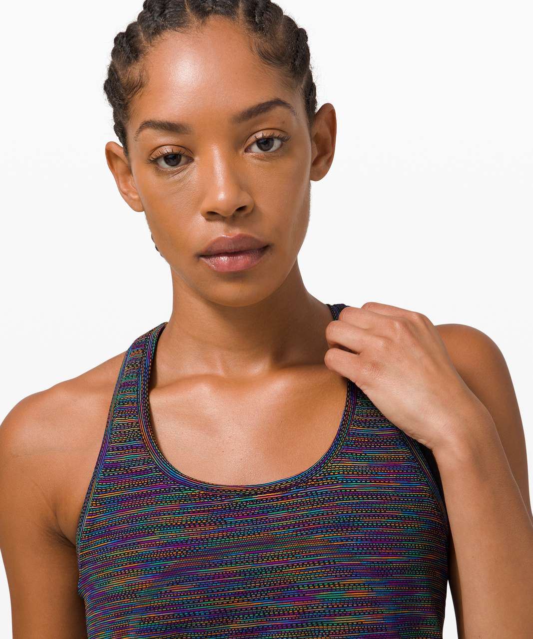 Lululemon Swiftly Tech Racerback 2.0 *Love - Black / Rainbow