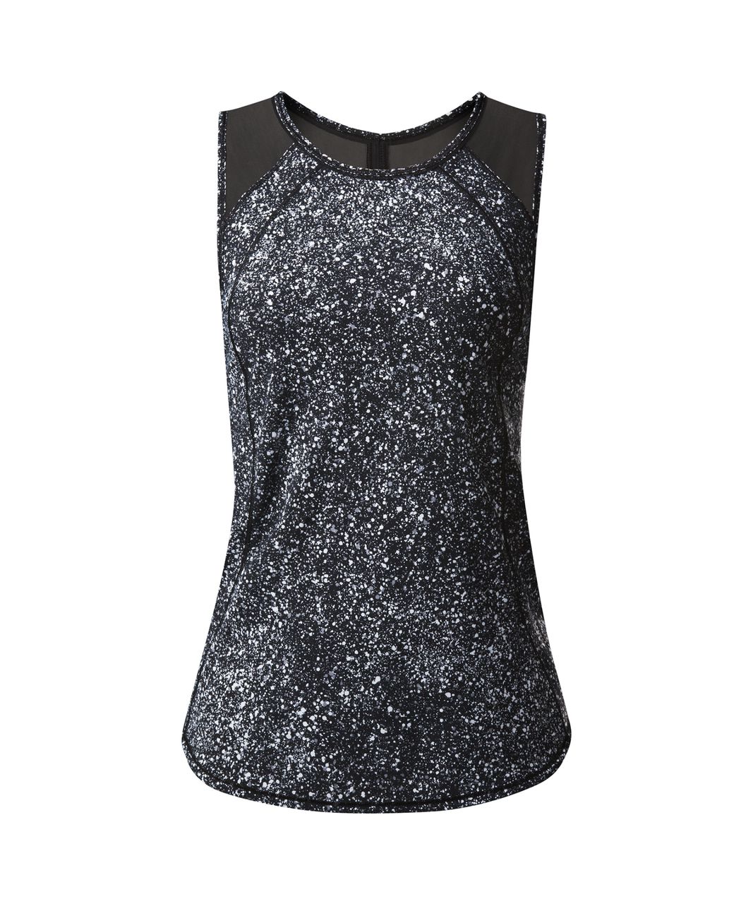 Lululemon Sculpt Tank - Splatter White Black / Black