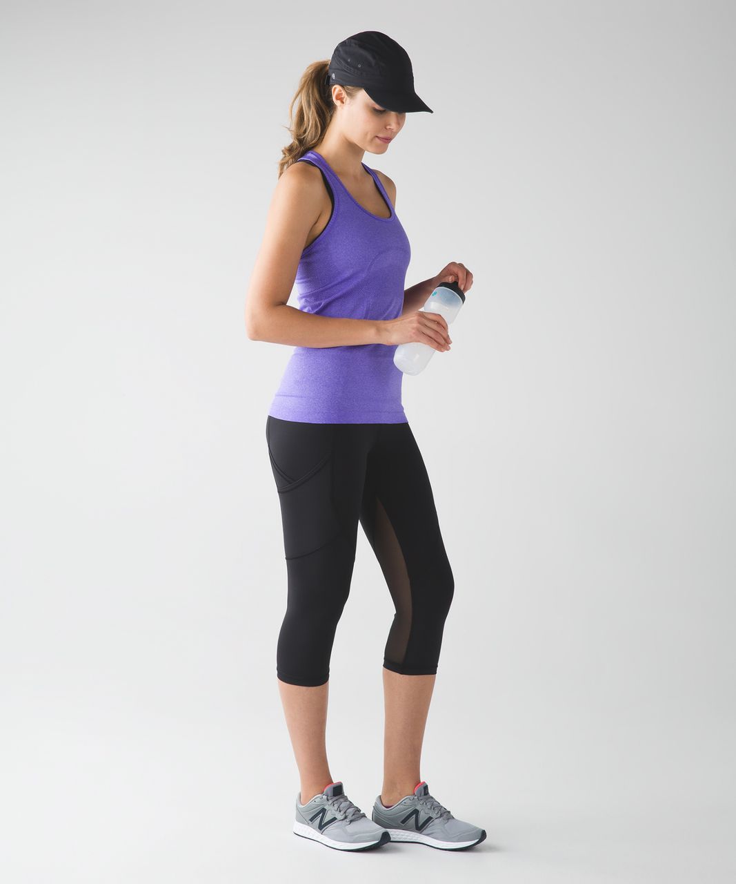 Lululemon Swiftly Tech Racerback - Heathered Power Purple