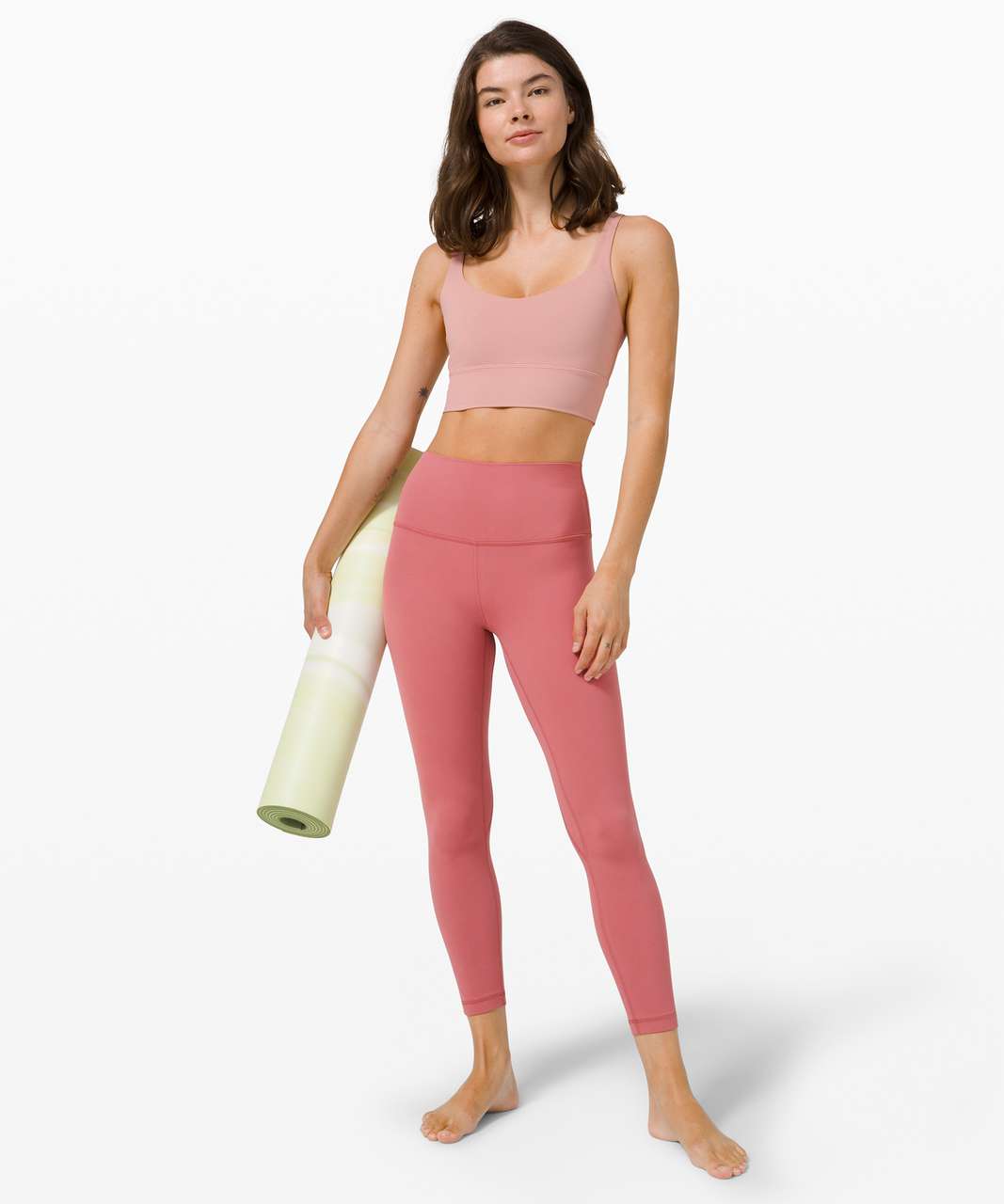 Lululemon Align Pant HR 7/8 25 Size 12 Spanish Rose SNHR ~SINGLE LAYER!!!~