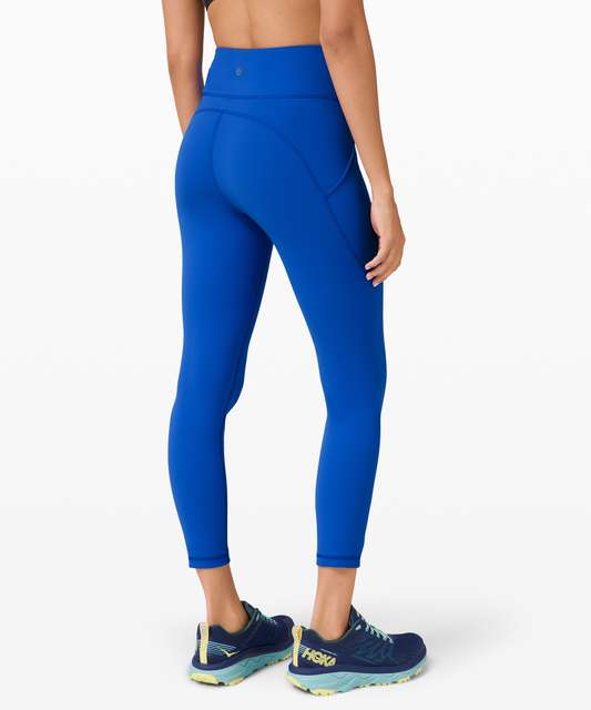 lululemon athletica, Pants & Jumpsuits, Nwt Lululemon Invigorate Hr Tight  28 Tight Sz 6 Heathered Capri Blue