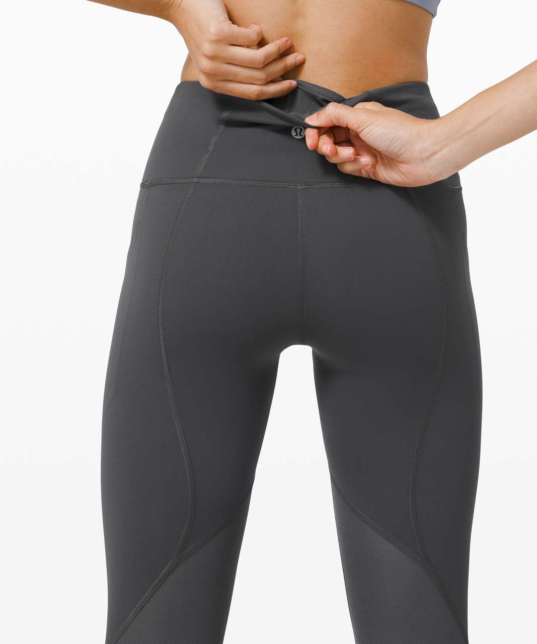 Lululemon Pace Rival High-Rise Crop 22" - Graphite Grey