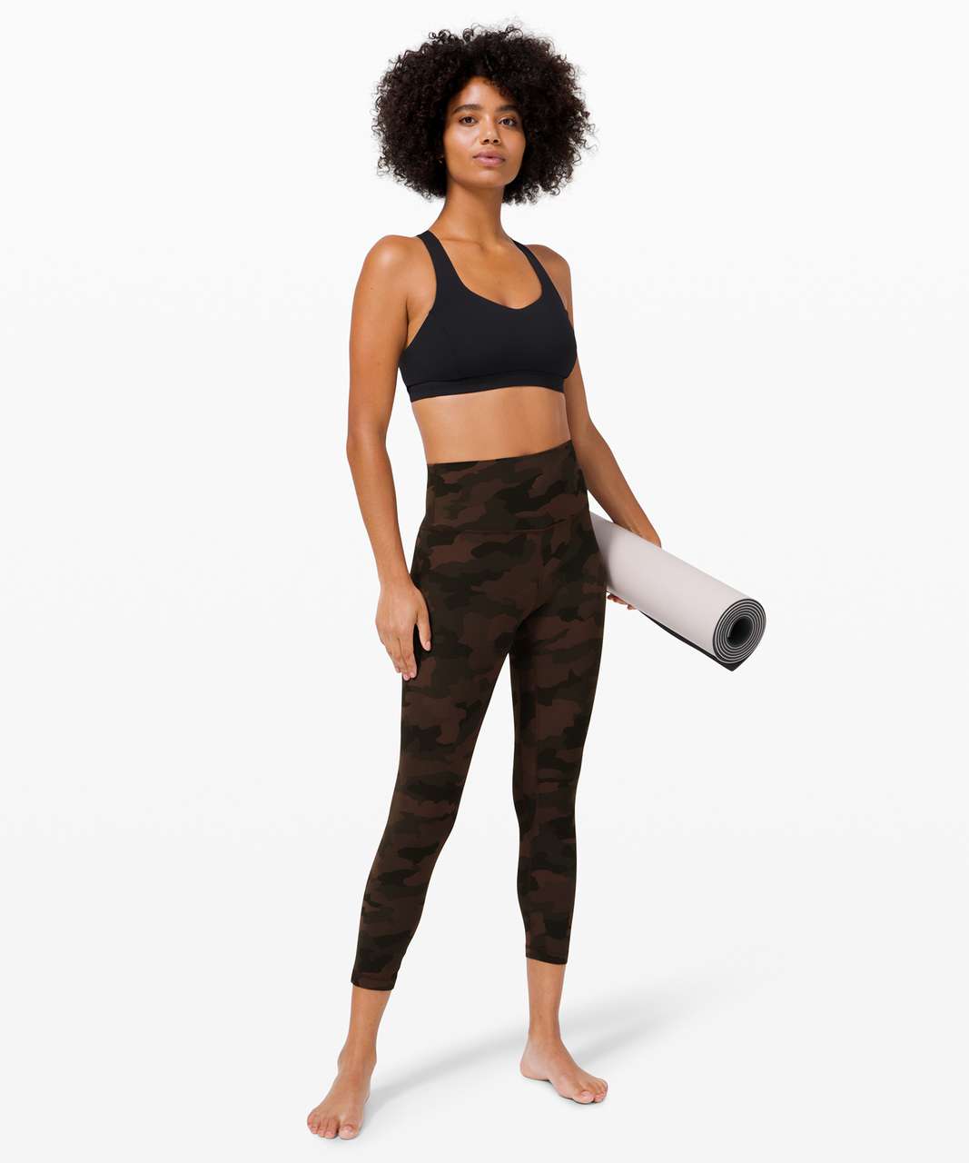 Lululemon Align Crop 23 - Heritage 365 Camo Brown Earth Multi