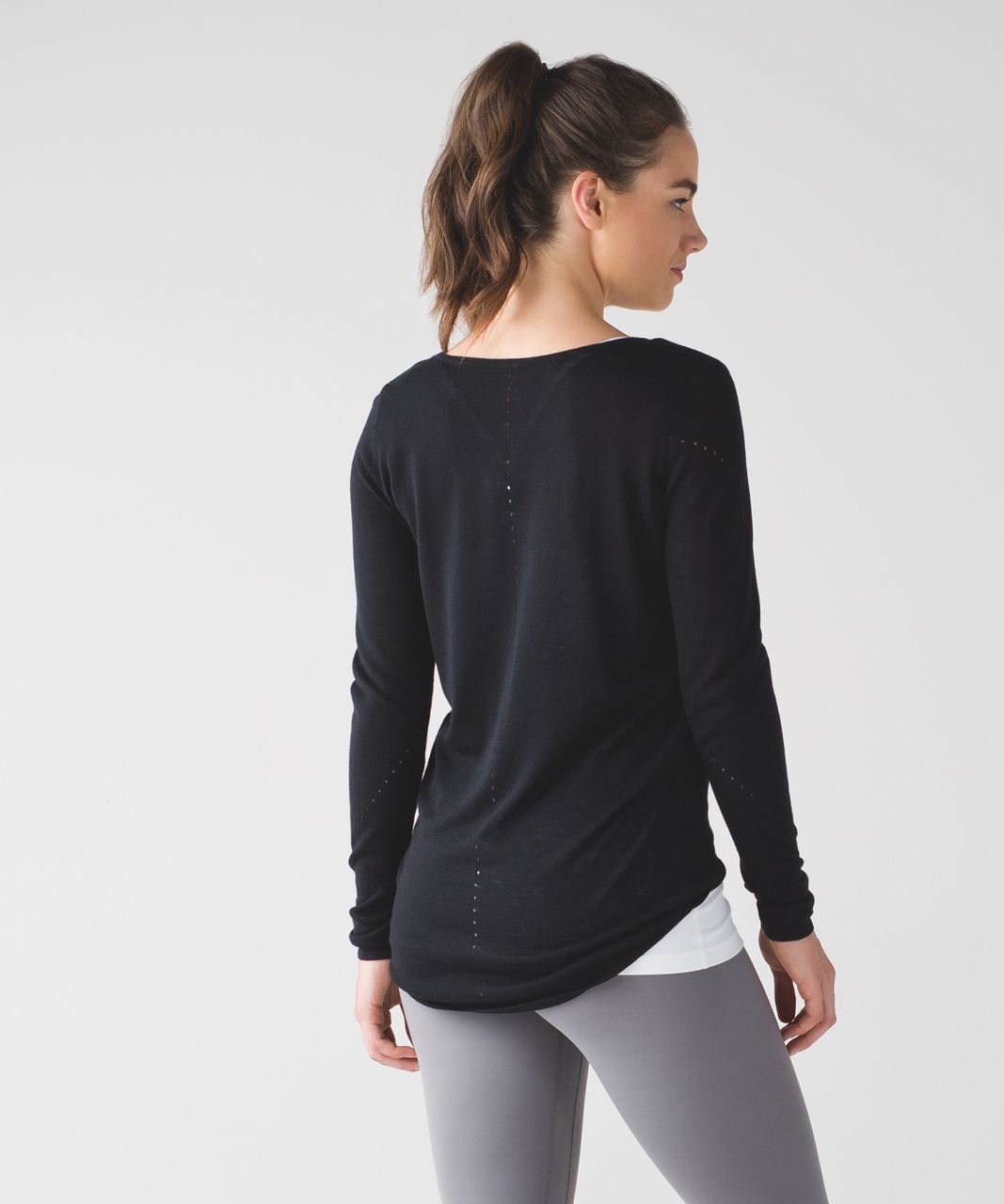 Lululemon Yin Time Long Sleeve - Black