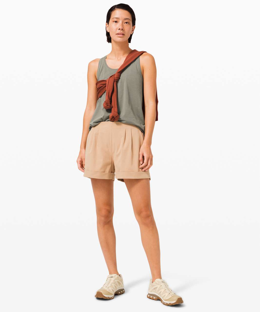 Lululemon Love Tank *Pleated - Grey Sage (Second Release)