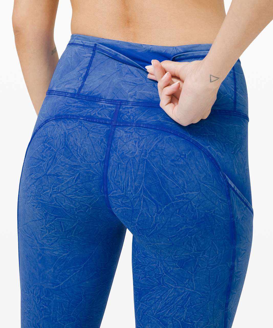 Lululemon Fast and Free High Rise Tight 25 *Ice Dye - Ice Wash