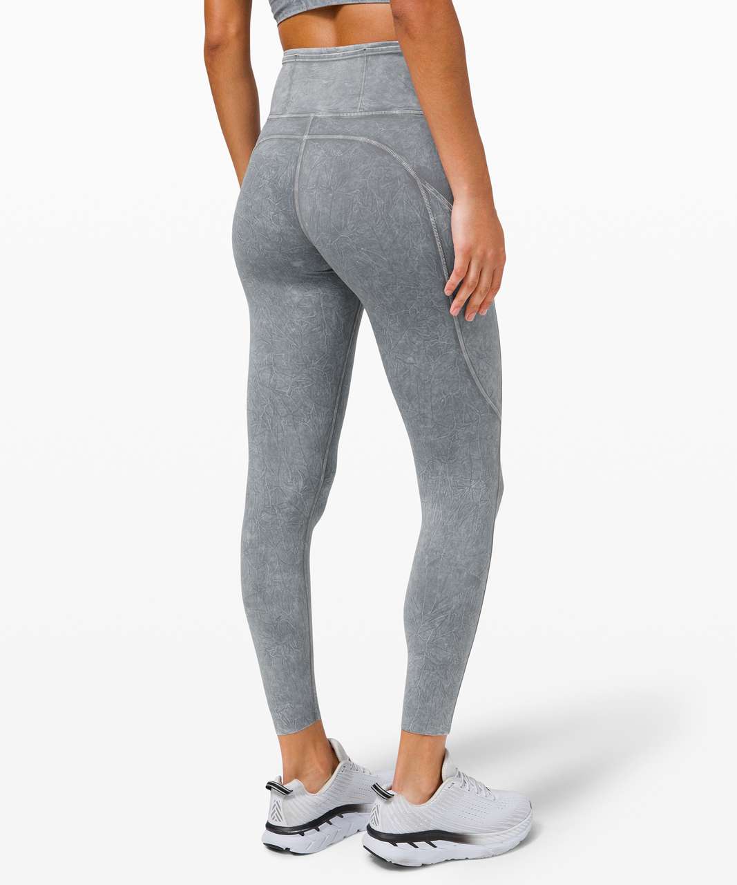 lululemon Fast * Free High-Rise Tight 25” Pockets Rhino Grey Size