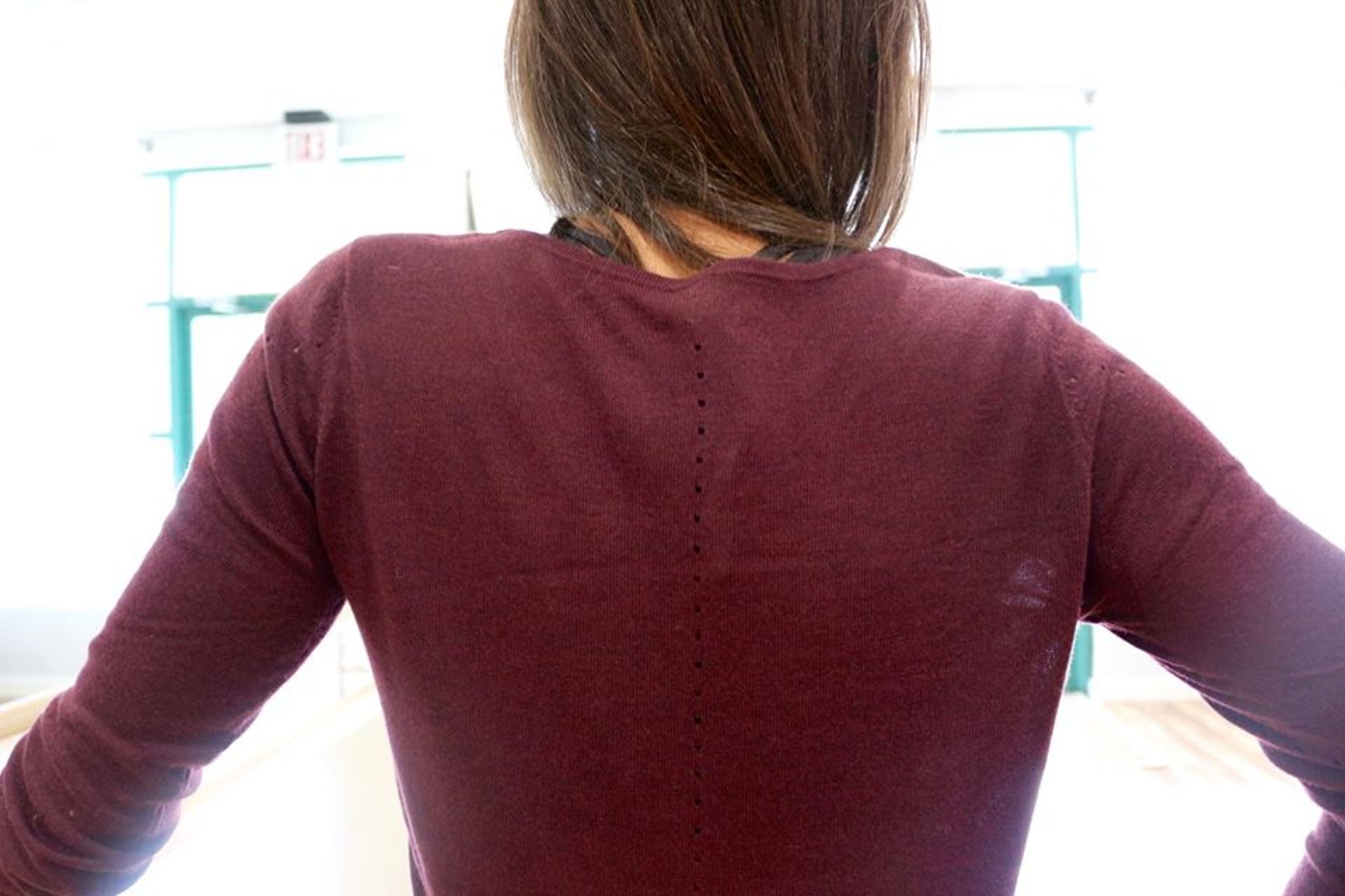 Lululemon Yin Time Long Sleeve - Heathered Bordeaux Drama