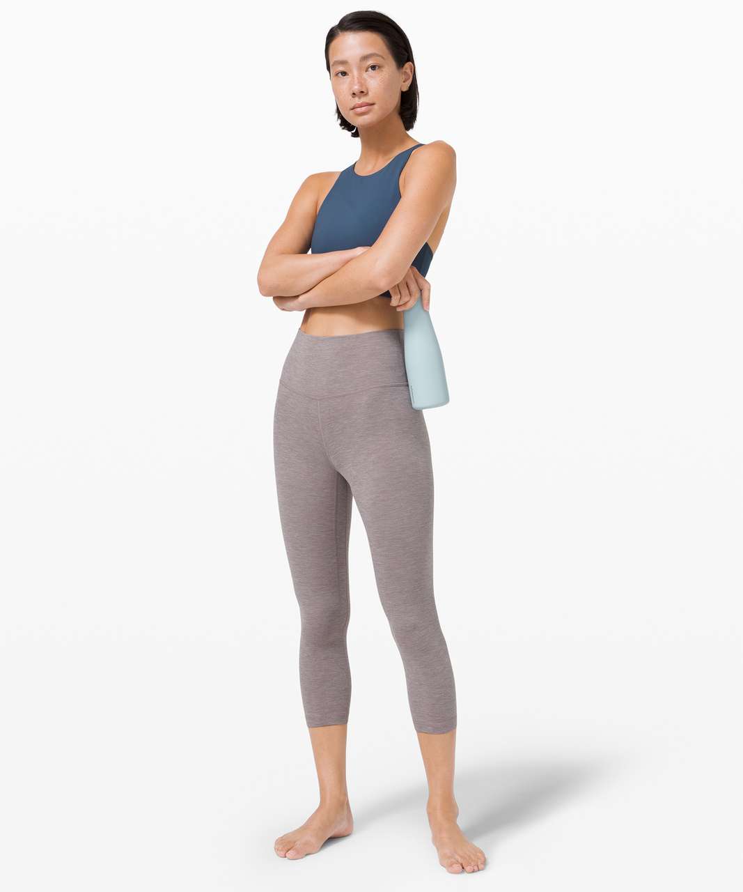 Lululemon Align Crop *21" - Heathered Lunar Rock