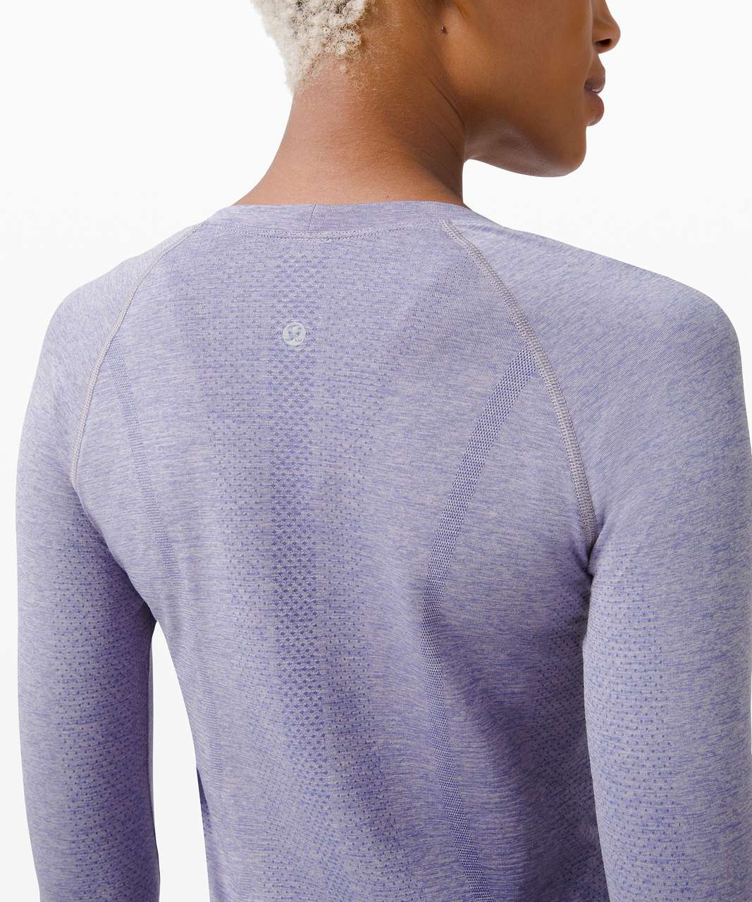 Lululemon Look Ahead Run Long Sleeve In Iced Iris