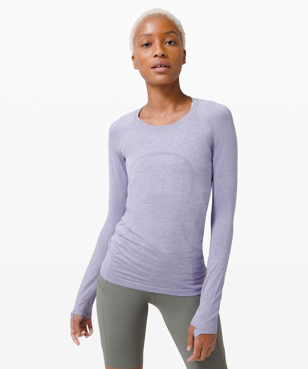 Lululemon Swiftly Tech Long Sleeve 2.0 - Peri Purple / Iced Iris - lulu  fanatics