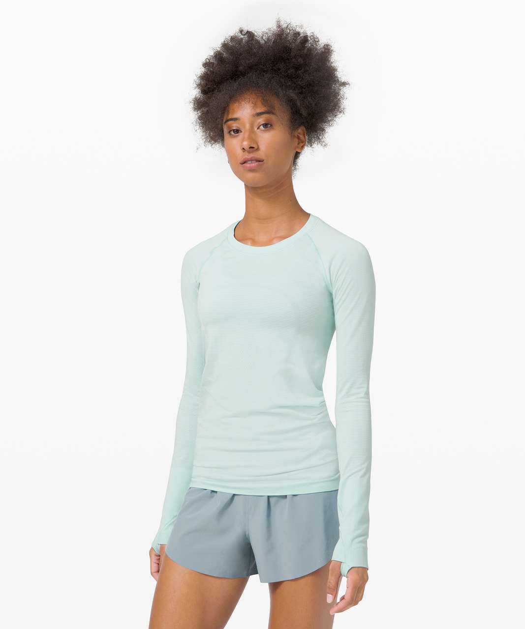 lululemon athletica Swiftly Tech Long Sleeve Shirt 2.0 in Blue