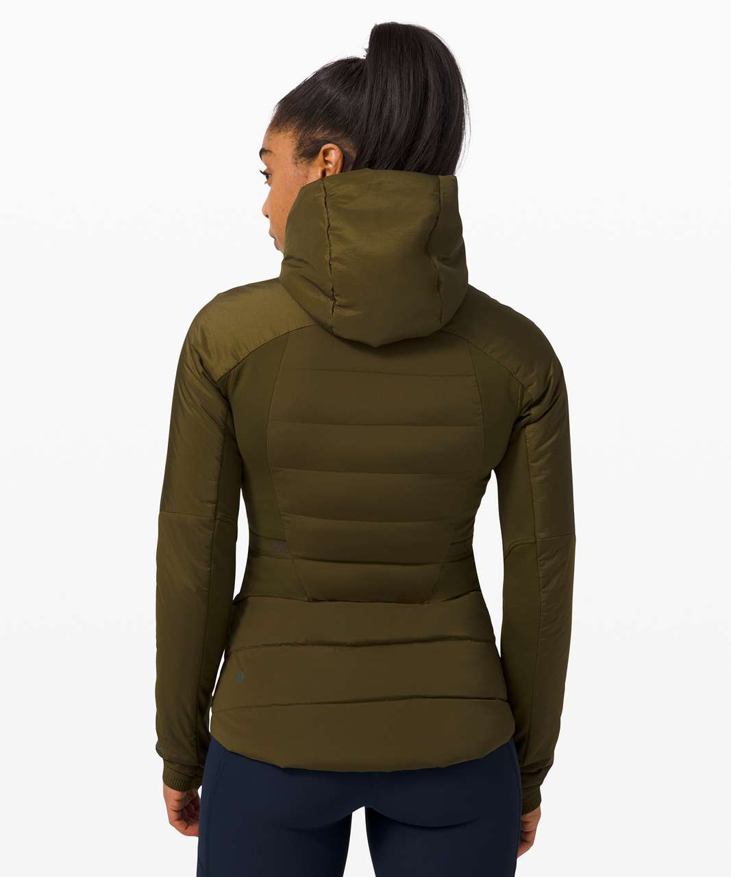 Lululemon hooded define jacket Nulu size 6 NWOT Bronze Green