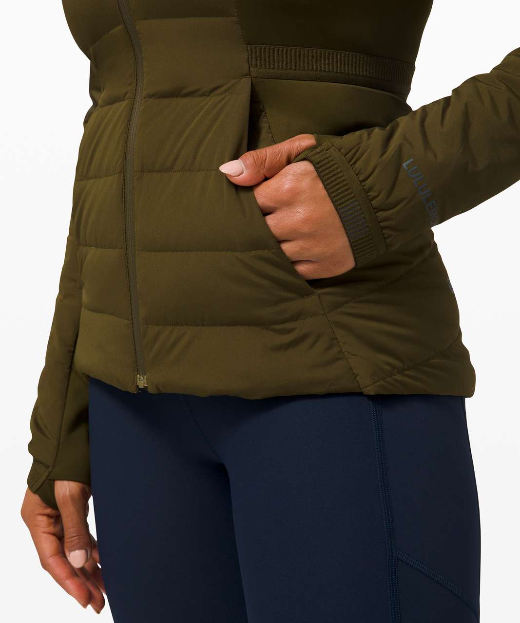 NWT Lululemon Down For It All Down Jacket 700 Fill Sz 6 ❤️ Everglade Green