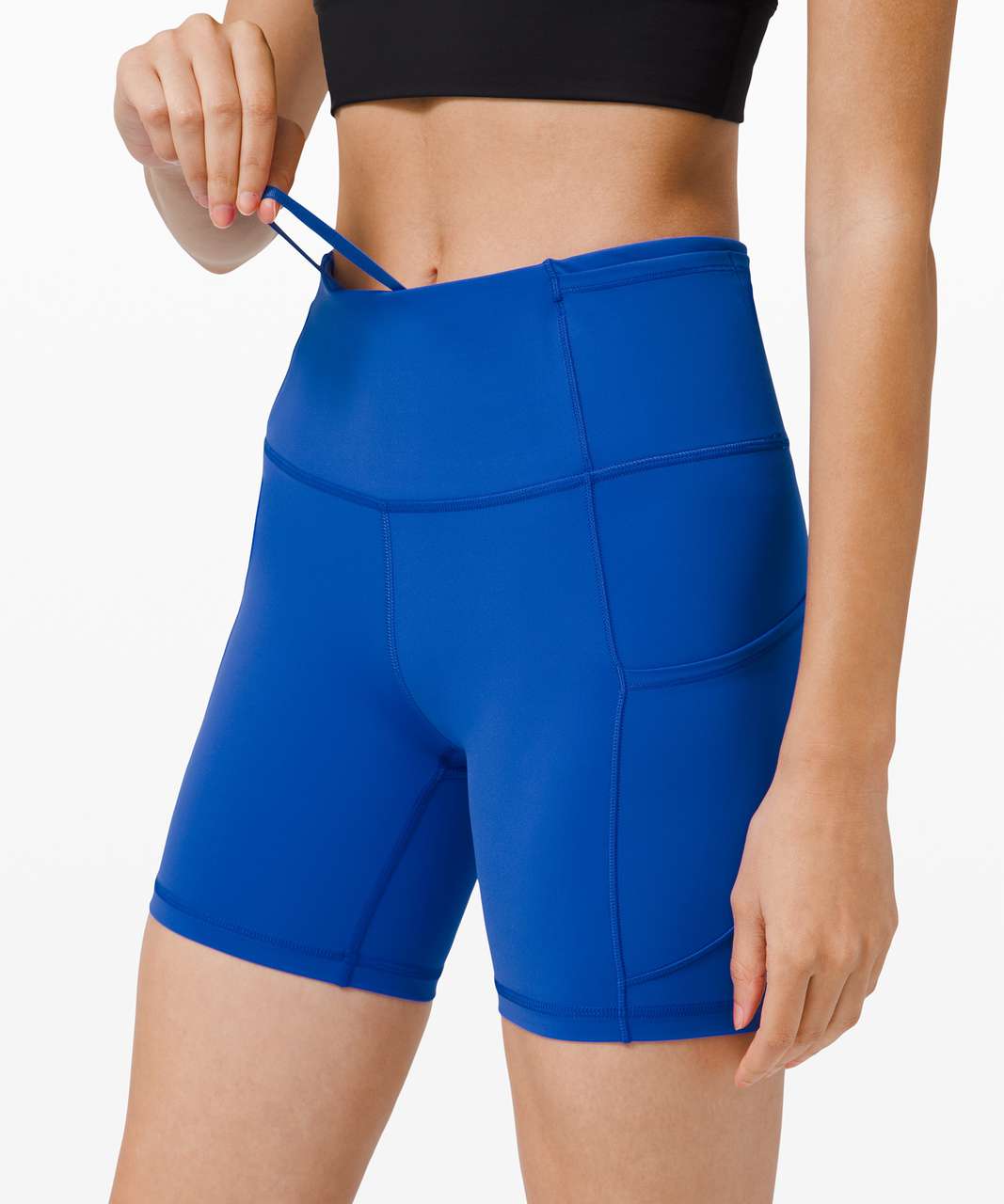 Blue Fast and Free 6 running shorts, Lululemon