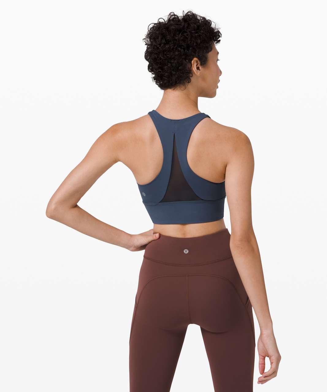 Lululemon Invigorate Bra Long Line *Medium Support, B/C Cup - Iron Blue /  True Navy - lulu fanatics