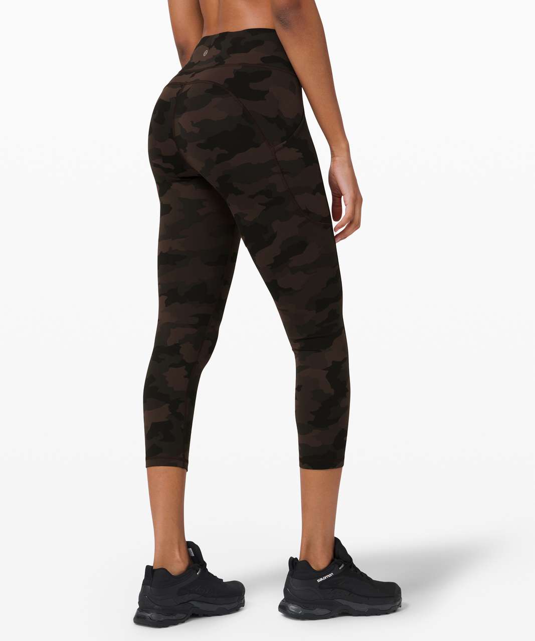 Lululemon Invigorate High-Rise Crop 23 - Formation Camo Deep Coal