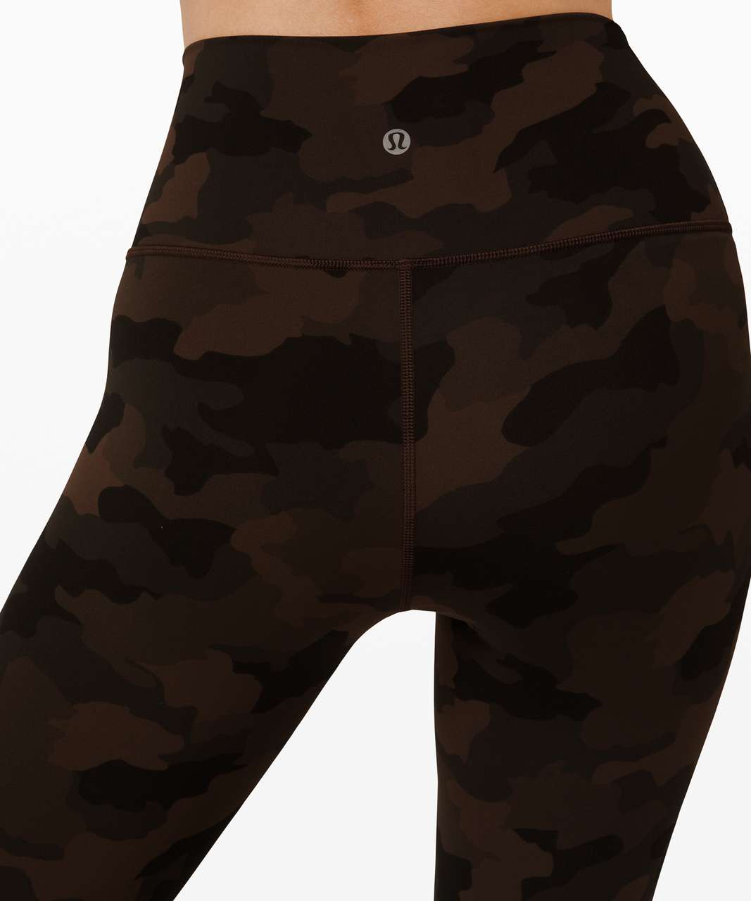 Lululemon Wunder Under Crop High-Rise *Full-On Luxtreme 23" - Heritage 365 Camo Brown Earth Multi