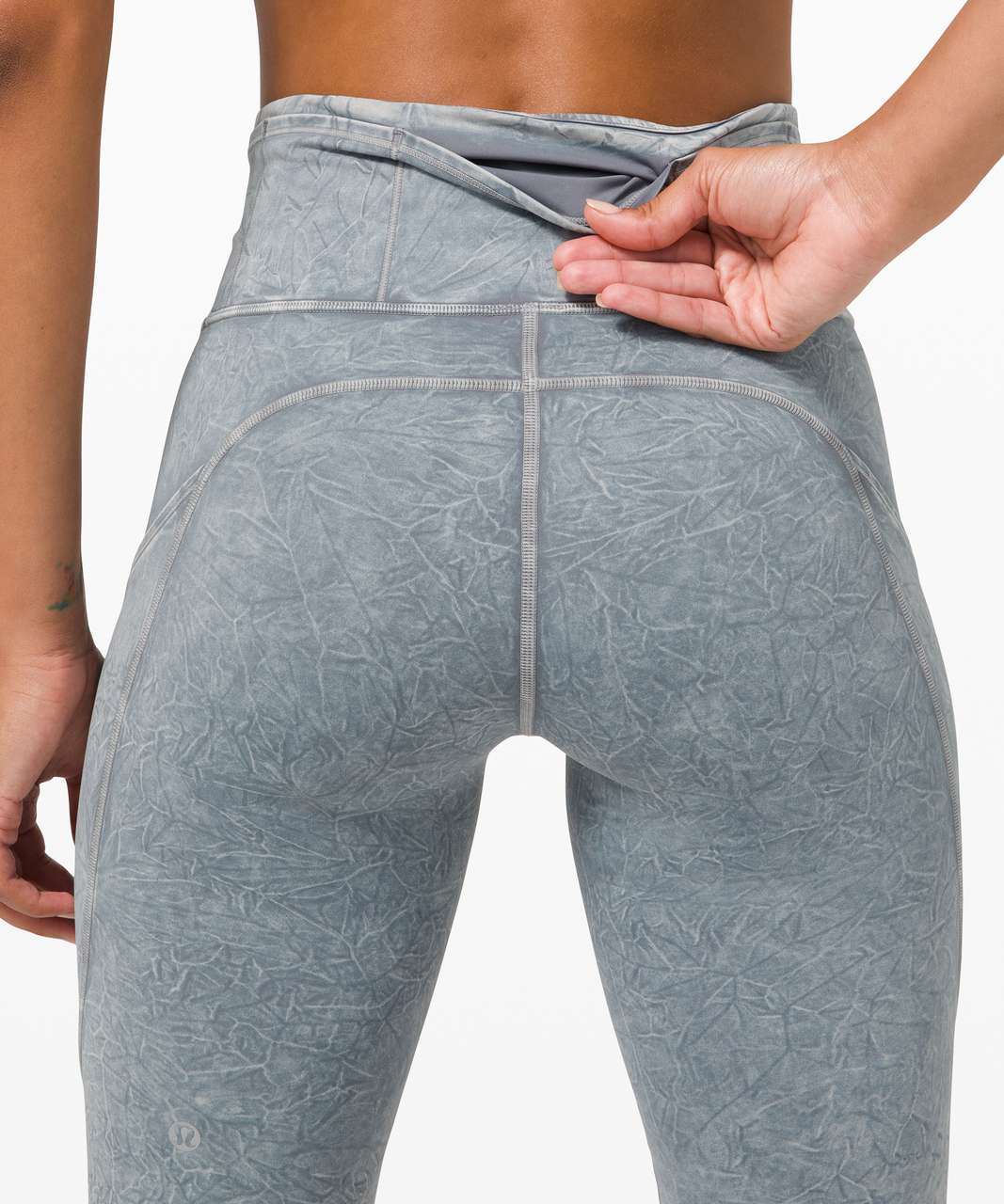 Lululemon Fast and Free Short 10 *Ice Dye - Ice Wash Asphalt Grey - lulu  fanatics