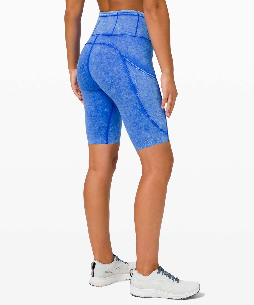 Lululemon Fast and Free Short 10" *Ice Dye - Ice Wash Cerulean Blue